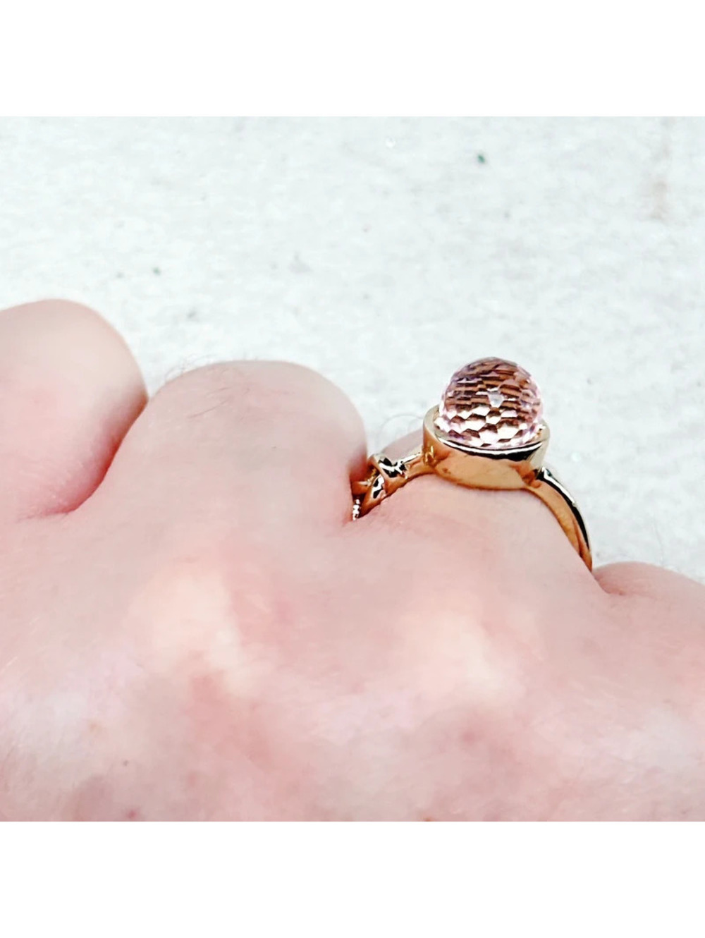 7340gc. Pink Bling Ring 5.5 - Picture 2 of 8